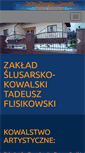 Mobile Screenshot of flisikowski-kowal.pl
